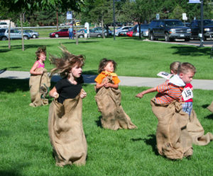 Kids Games of Old gunnysack