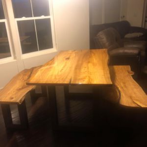 table & benches in house table & benches in house